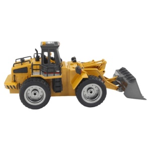 Huina játék buldózer távirányítóval, fém fülke és vödör, 9 funkció, 1:18 méretarány, 2.4GHz - Img 3