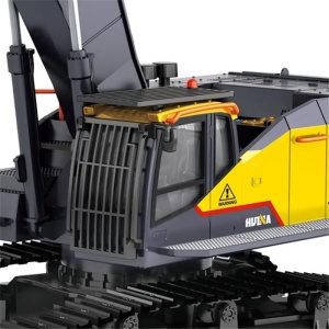 Huina kotrógép játék lánctalpakon, távirányítóval, fém vödörrel, 22 funkcióval, 1:14 méretarány, 2.4GHz - Img 7