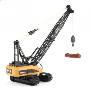 Játék daru Daru síneken, távirányítóval, fém kampóval, 15 funkcióval, 1:14 méretarány, 2.4GHz - Img 2