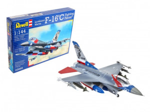 Macketa avion Lockheed Martin F-16C Fighting Falcon, scara 1:144, KIT - Img 1