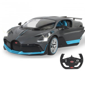 Masina cu radiocomanda Jamara Bugatti DIVO, macheta scara 1:14, neagra, faruri LED, 2.4GHz - Img 3