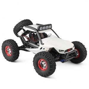 Masina cu radiocomanda WLToys STORM off-road, tractiune 4x4, viteza 40 Km/h, autonomie max. 15 min, scara 1:12, alba - Img 4