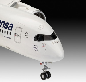 Modell repülőgép Revell Airbus A350-900 Lufthansa New Livery, 1:144 méretarány, KIT - Img 5