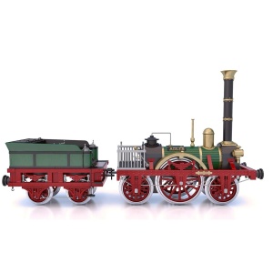 Modellvasúti gőzmozdony OcCre ADLER KIT, 1:24 méretarány (G-45), 434 db - Img 7