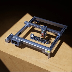 Picioare inaltatoare pentru laser CNC IKIER, 60 mm inaltime, metal, 8 buc, gri - Img 2