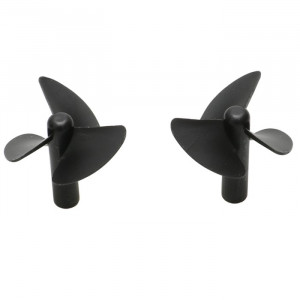 Propeller készlet 3 lapátos, D26mm csali csónakhoz 2.3mm-es tengellyel (bal + jobb) - Img 2