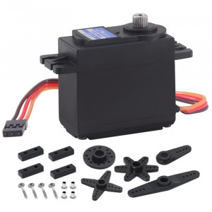 Servo STD JX Servo PS-5521MG, cuplu 20 kg-cm, viteza 0.16s, Analog, cu mecanisme metalice si rulmenti, recomandat pentru cuve navomodel plantat - Img 4
