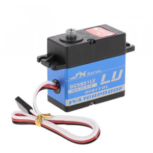 Servo STD JX szervó DC5821LV, nyomaték 20 kg-cm, sebesség 0.16s, digitális, fém mechanizmusokkal és csapágyakkal, vízzel védett, ajánlott a navomodel ültetett tartályokhoz. - Img 3