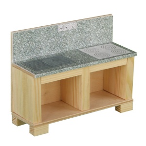 Set de construit Obiecte de mobilier, 128 piese din lemn, Walachia - Img 2