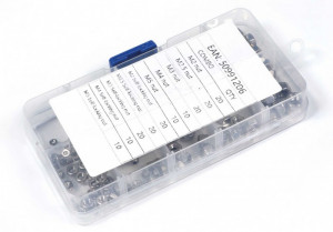 Set piulite, piulite cu autoblocare, din otel inoxidabil, M2/M2.5/M3/M4/M5mm (160 buc) - Img 3