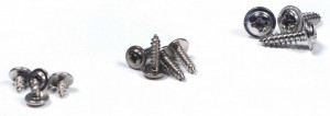 Surub autofiletant otel inoxidabil, cap cruce cu guler, M2.6x14mm (30 buc) - Img 3