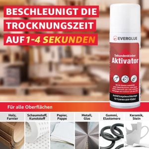 Activator spray Everglue pentru adeziv superglue (accelerator cianoacrilat), 200 ml - Img 3