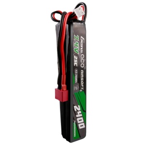 Acumulator LiPo GENS ACE Airsoft 7.4 V/ 2400 mA/ 25C DEANS, format din doua batoane - Img 5