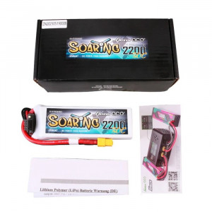 Acumulator LiPo GENS ACE G-Tech Soaring 11.1 V/ 2200 mA/ 30C XT60 - Img 4