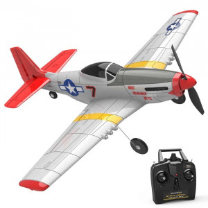Aeromodel cu radiocomanda MINI MUSTANG P51D RTF cu stabilizator electronic (400 mm) - Img 1