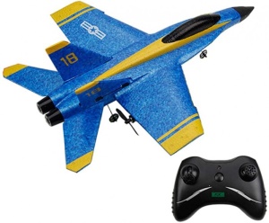 Aeromodel F-18, complet echipat, cu stabilizator electronic, 2.4 GHz (290 mm) - Img 1