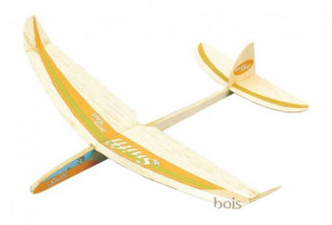 Aeromodel planor pentru zbor liber SNIFFI balsa (420 mm) - Img 1