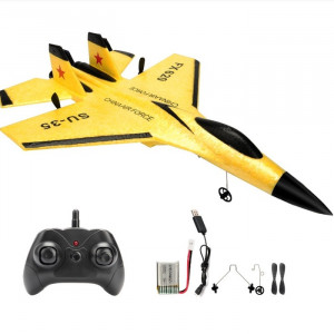 Aeromodel SUKHOI SU-35, complet echipat, cu stabilizator electronic, 2.4 GHz (248 mm) - Img 2