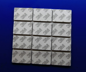 Banda dublu adeziva 40 x 25 x 2.5 mm (12 buc) 3M - Img 2