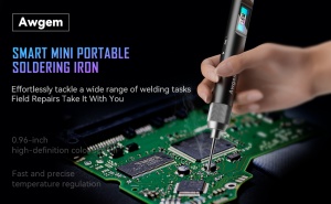 Ciocan de lipit portabil, putere 100W, temperatura ajustabila 60-450 grade C, ecran color - Img 2