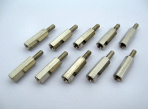 Distantier metalic filet int/ext M3 x 15 mm (10 buc) - Img 2