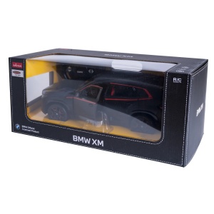 Jamara BMW XM távirányítású autó, 1:14 méretarányú modell, matt fekete, LED-es fényszórók, 2,4 GHz - Img 2