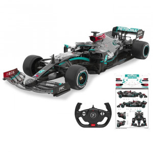 Jamara Mercedes-AMG F1 W11 EQ Performance rádióvezérlésű autó, 1:12 méretarányú modell, fekete, sebesség 11 km/h, 2.4GHz - Img 3