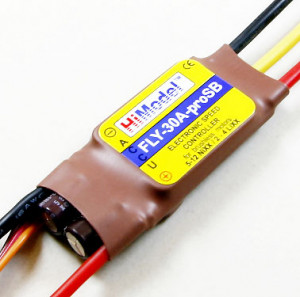 Kefe nélküli Fly Pro 30A elektronikus Fly Pro 30A szabályzó modell repülőgépekhez - Img 1