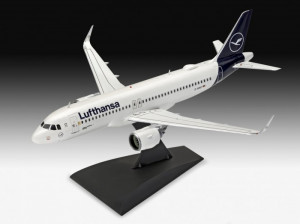 Macheta avion Revell Airbus A320 Lufthansa New Livery, scara 1:144, KIT - Img 2