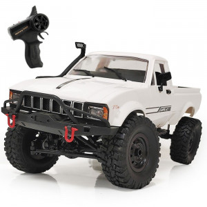 Masina cu radiocomanda WPL C-24, HILUX crawler, Tractiune 4x4, Scara 1:16, Alba - Img 1
