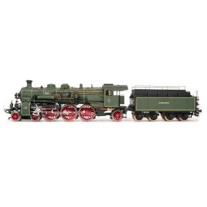 Modellvasúti gőzmozdony OcCre S3/6 BR-18 gőzmozdony S3/6 BR-18 KIT, 1:32 méretarány (G-45), 2342 darab - Img 8