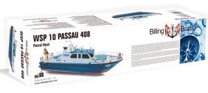 Navomodel méretarányos modell Billing Boats WSP 10 Passau 408 rendőrhajó, 1:20 méretarány (770 mm) - Img 10