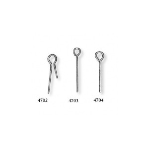 Ochet cu picior din alama 3 x 0.7 x 10 mm (100 buc) - Img 2