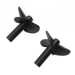 Propeller készlet 3 lapátos, D26mm csali csónakhoz 2.3mm-es tengellyel (bal + jobb) - Img 1