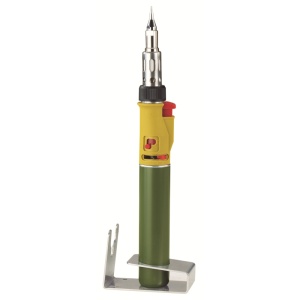 Proxxon 28144, MICROFLAM MGS arzator si statie lipire, aprindere piezo, reglaj aer si gaz, rezervor 20ml, 1.300 °C, + accesorii - Img 3