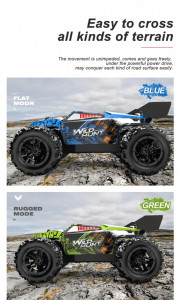 RC távirányítós autó Wild Hunt Truggy, 2WD, sebesség 20km/h, autonómia 20min, méretarány 1:20, 2.4GHz - Img 6