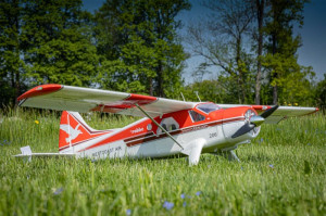 Repülőgépmodell DHC-2 AIR BEAVER RED PNP (1520 mm) - Img 5