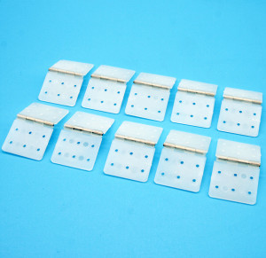Standard műanyag zsanérok 36 x 20 mm (10 db) - Img 1