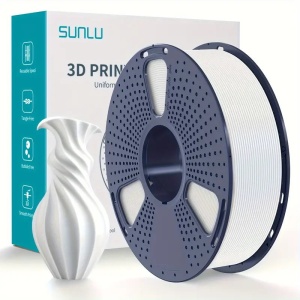 SunLu PETG filament fehér, 1.75mm, 1kg, 3D nyomtatóhoz - Img 1