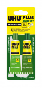 Adeziv UHU PLUS ENDFEST 300 (18 + 15 ml) - Img 1