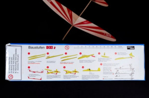 Aeromodel planor pentru zbor liber DIXI 2 balsa (415 mm) - Img 3