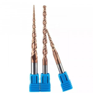 Bit frezare Ball End conic R1 x 20.5 x D4 x L50 (Tapered Ball Nose) - Img 6