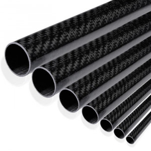 D20 x d18 x 1000 mm tekercsbe tekert szénszálas kerek cső