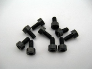 Fekete M3 x 6 mm-es csavar (10 db)