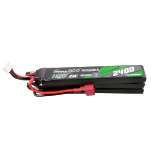 GENS ACE Airsoft LiPo akkumulátor, 11,1 V / 2400 mAh / 25C, DEANS csatlakozóval, három cellából áll - Img 2