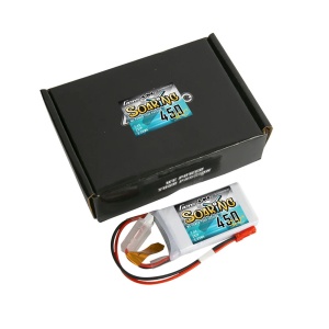 GENS ACE Soaring LiPo akkumulátor 7,4 V / 450 mA / 30C / JST - Img 2