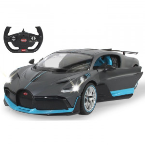Jamara Bugatti Bugatti DIVO rádióvezérlésű autó, 1:14 méretarányú modell, fekete, LED fényszórók, 2.4GHz - Img 1