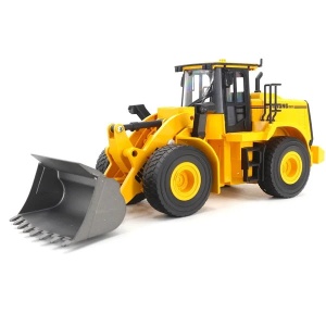 Jucarie Buldozer cu telecomanda, HUINA, control pe cupa, scara 1:16, 2.4 GHz