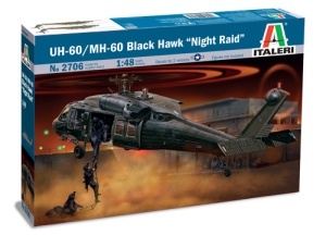 Macheta elicopter Italeri UH-60/MH-60 BLACK HAWK "Night Raid", scara 1:48, KIT - Img 2