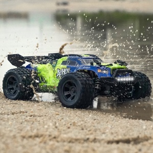 Masina cu radiocomanda ASHES Truggy, off-road, tractiune 4x4, viteza 30 Km/h, autonomie 35 min, scara 1:18, verde - Img 5